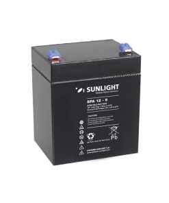 Μπαταρία Sunlight SPA12-5 VRLA - AGM τεχνολογίας - 12V 5Ah